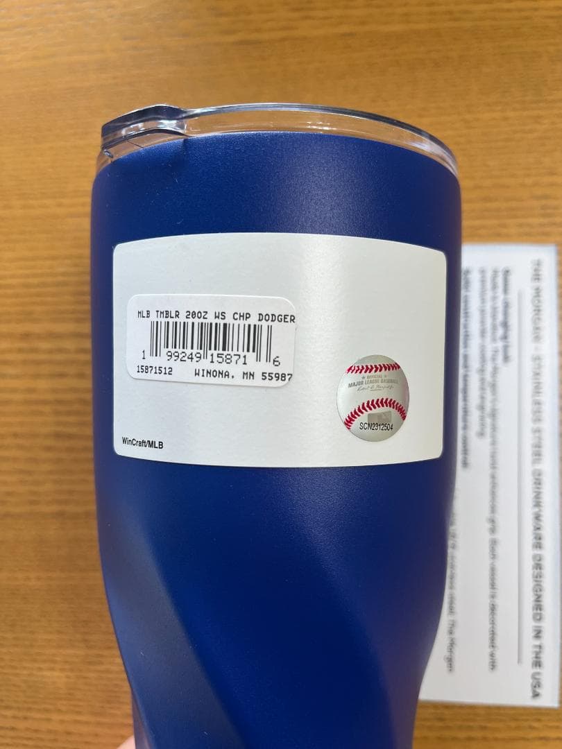 【新品】2025 ドジャース WORLD SERIES 優勝記念 タンブラー