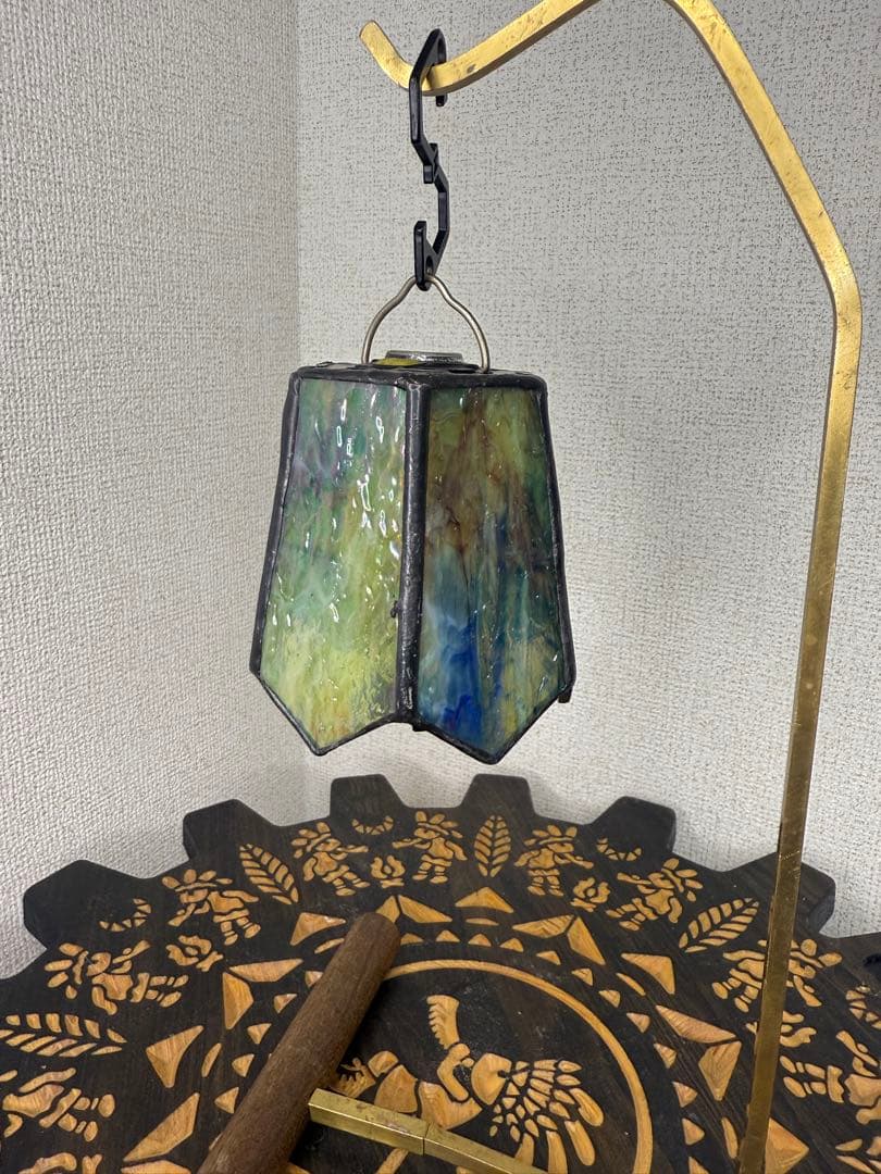 ハンドメイド ステンドグラスシェード