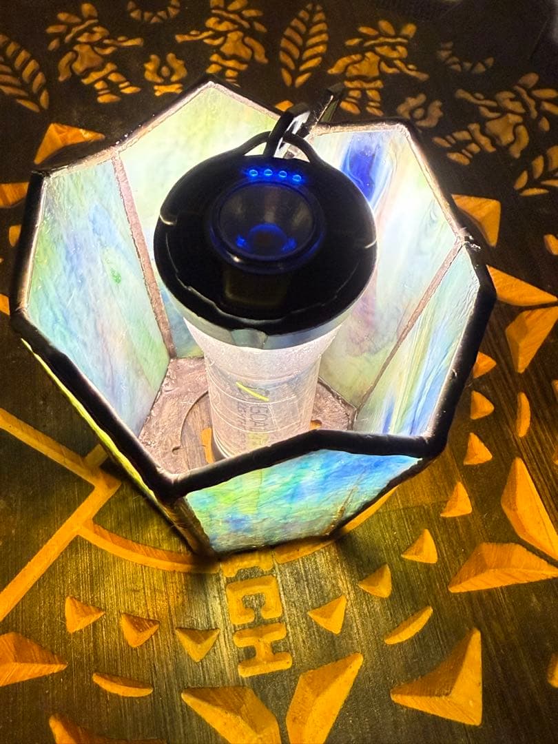 ハンドメイド ステンドグラスシェード