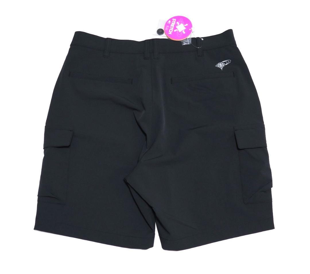 ⓂBEAMS GOLF（ビームス ゴルフ）ストレッチ カーゴショーツ BLACK