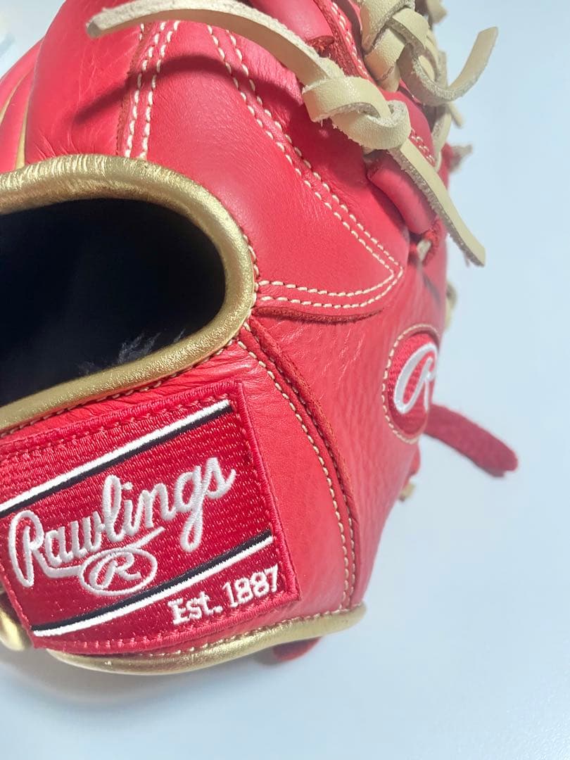 Rawlings 軟式グローブ 赤　オールラウンド