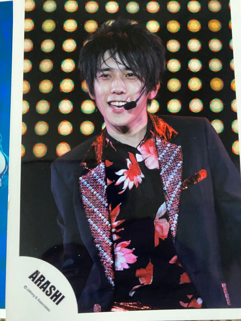 嵐 ARASHI 二宮和也 公式写真 9枚セット 嵐ロゴ 旧ロゴ