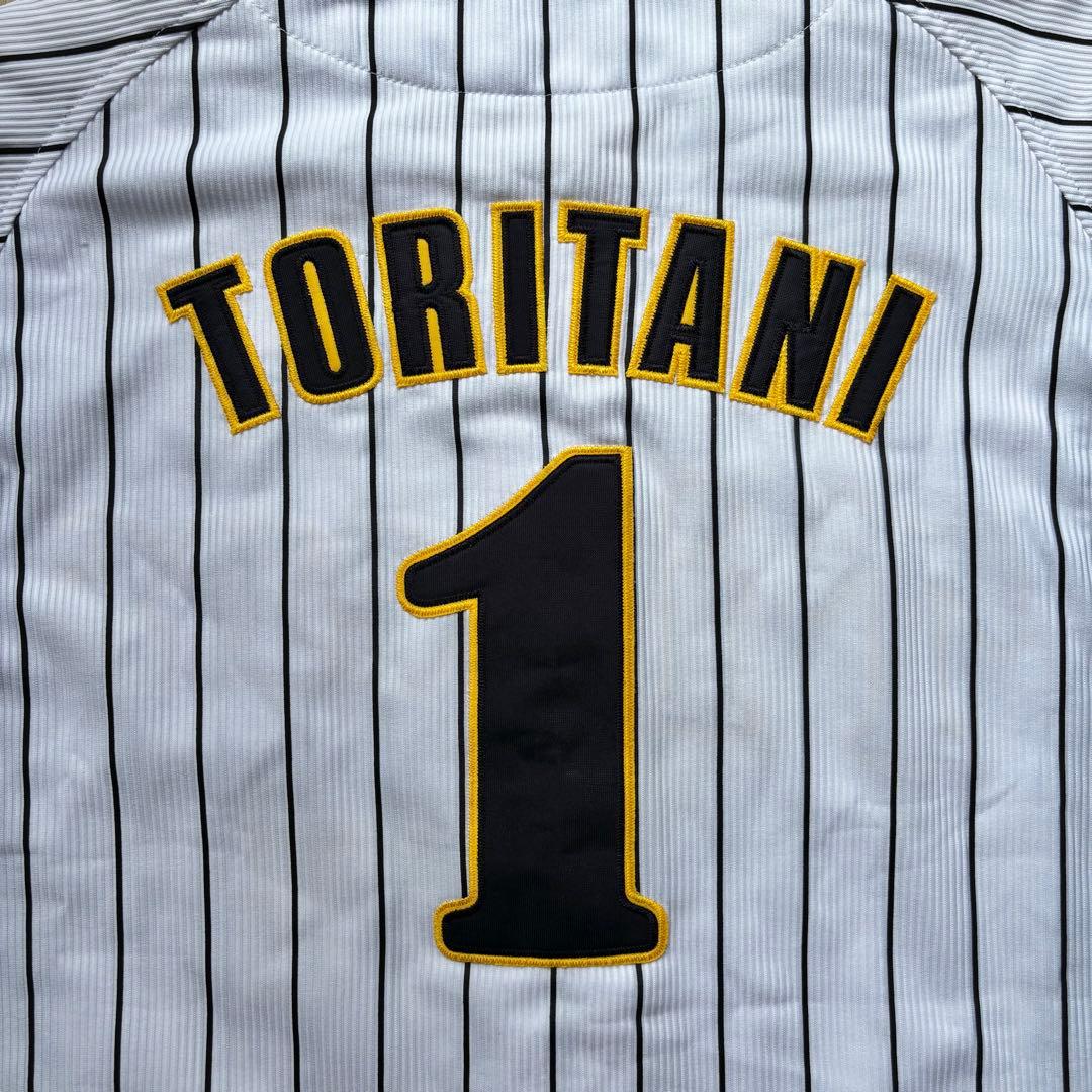Tigers TORITANI ユニフォーム 1番 鳥谷選手　ストライプ