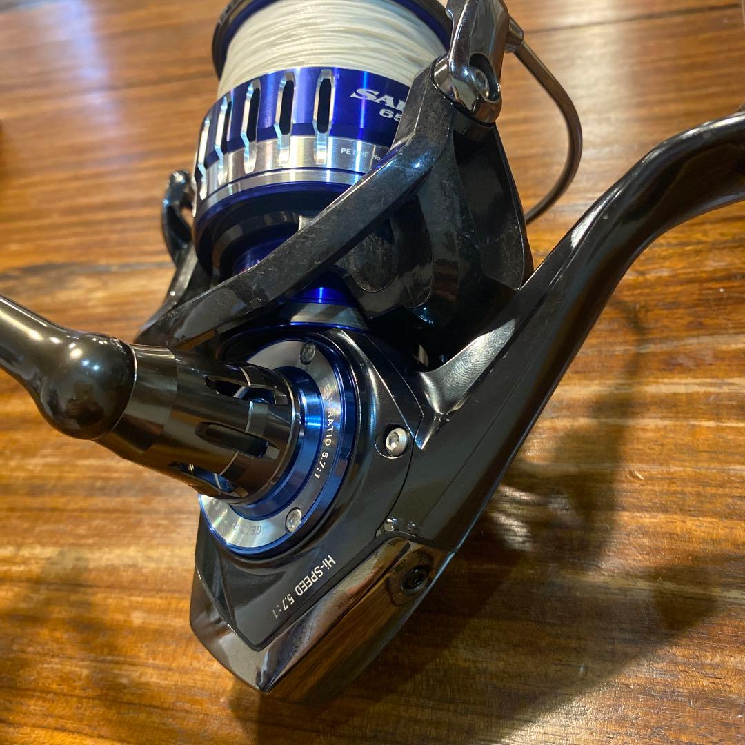 Daiwa 15ソルティガ6500h 本体と純正替えスプール1個セット　OH済