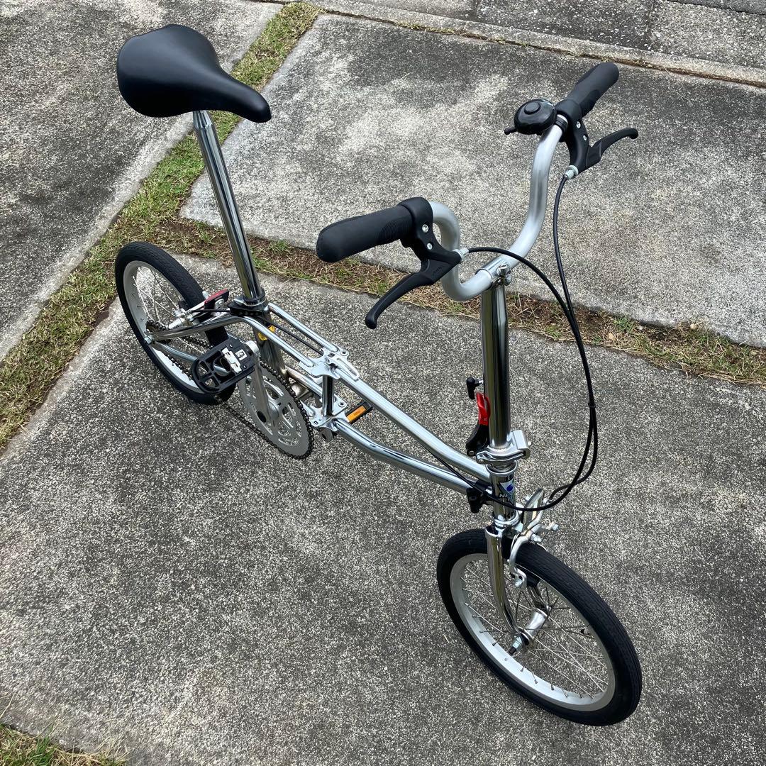 【レア】KIRA社　neo bike フルメッキ　折りたたみ自転車　台湾