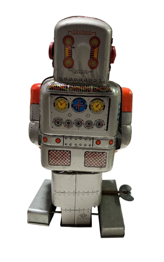 ヴィンテージ品　メカニカル ウォーキング　当時物　ブリキロボット S.Y.製