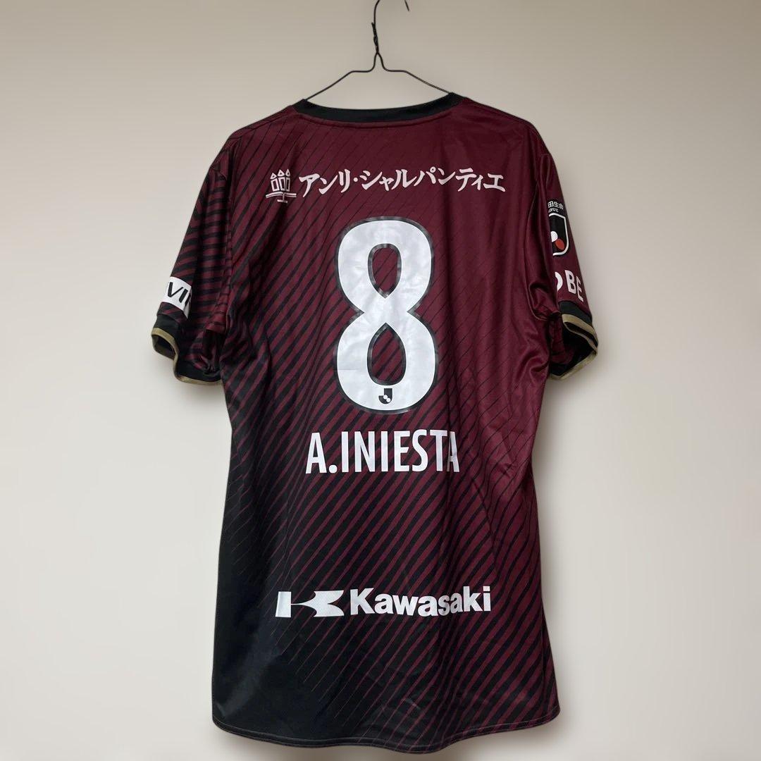 【レアサイズ】asics ヴィッセル神戸 #8 \"A. INIESTA\"