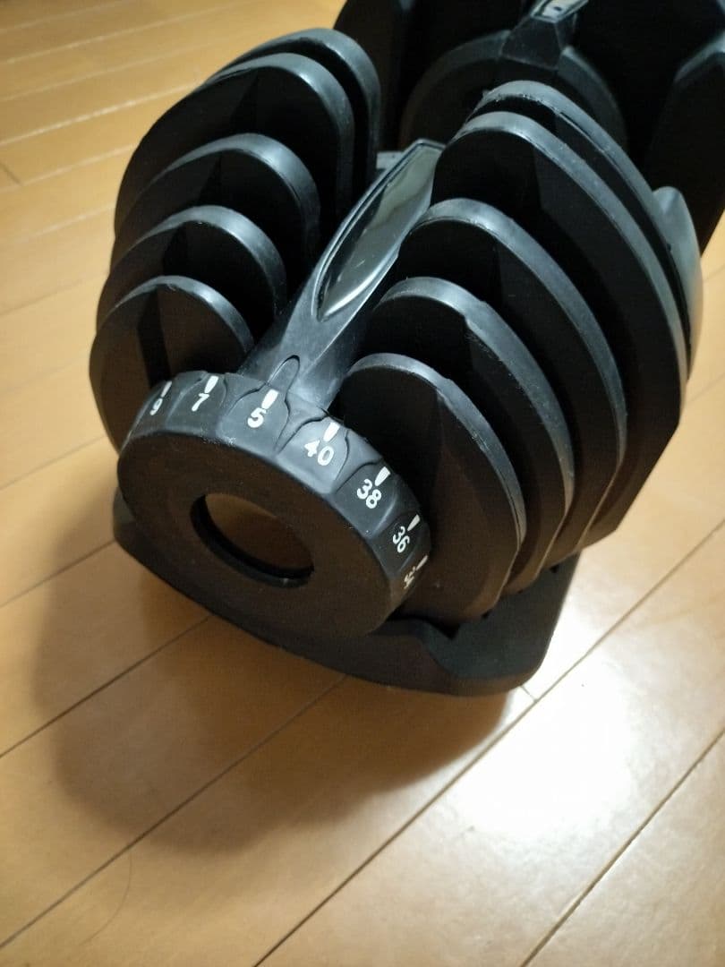 【4R】可変式ダンベル 40kg*2個 1/2① アジャスタブルダンベル