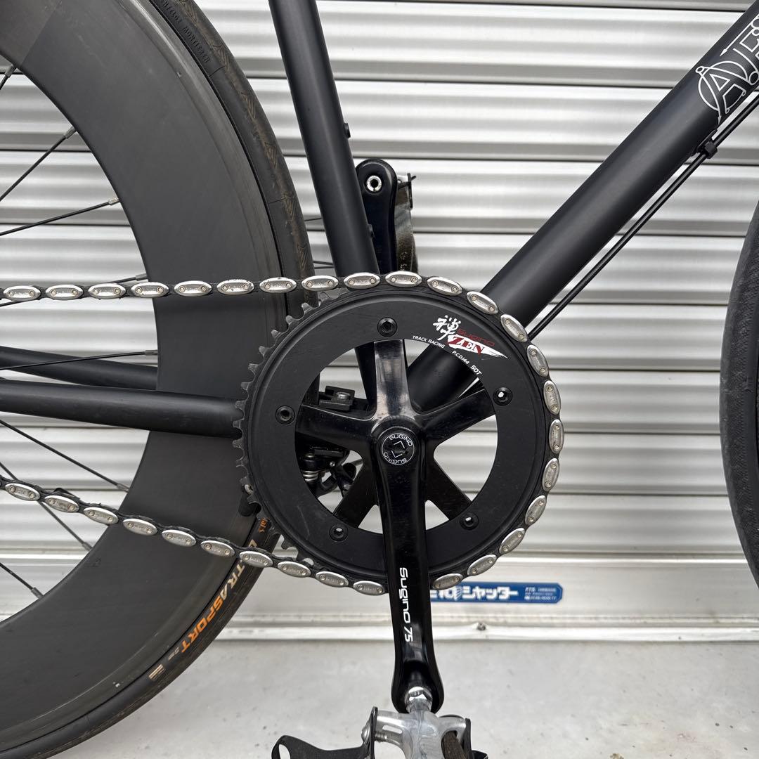 affinity cycles lopro クロモリ美品　フロント予備ホイール付