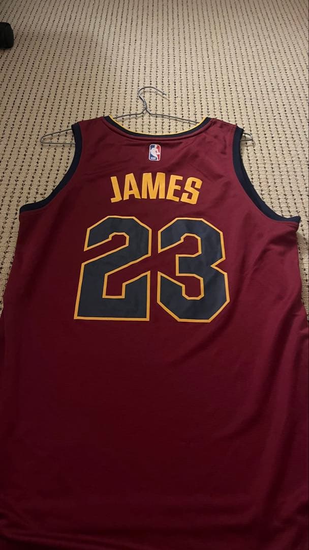 CLEVELAND JAMES 23 バスケットユニフォーム レブロンジェームス