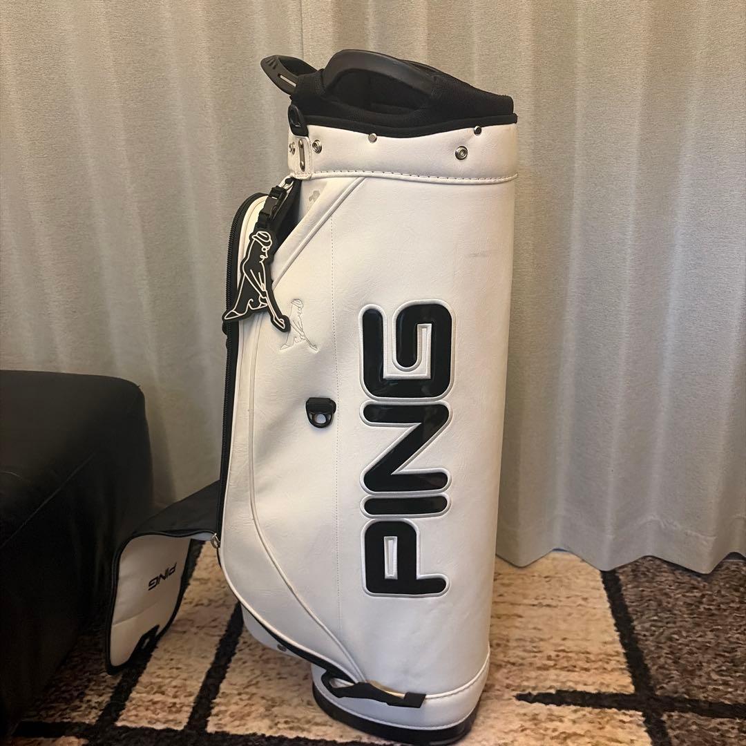 ジ*オ様 PING ゴルフバッグ・キャディバッグ ホワイト