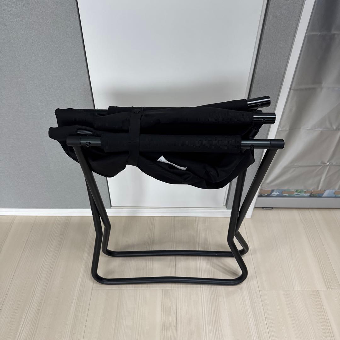 美品【2点セット】The North Face キャンプチェア&スツール 黒