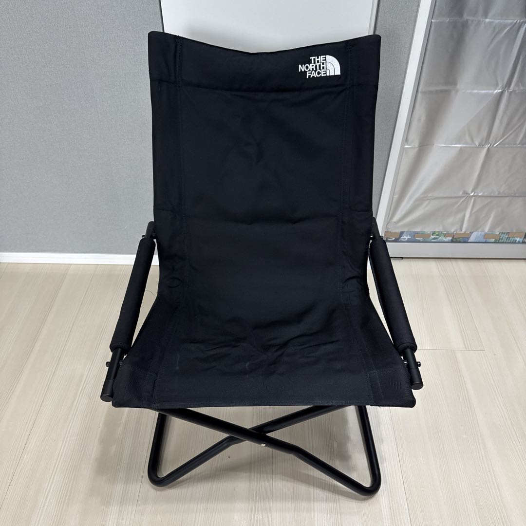 美品【2点セット】The North Face キャンプチェア&スツール 黒