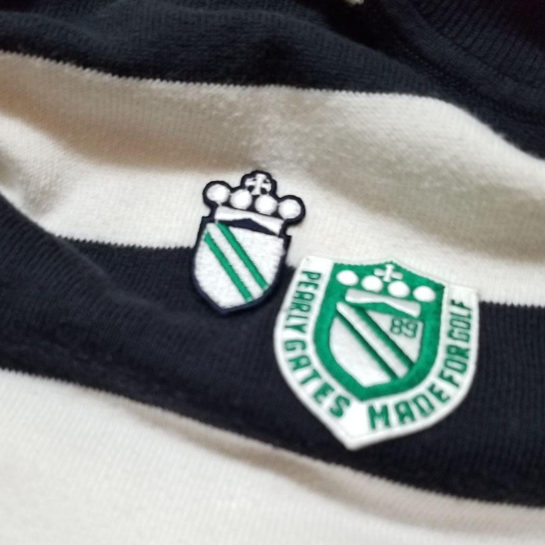 PEARLY GATES　パーリーゲイツメンズボーダーハイネックセーターサイズ5