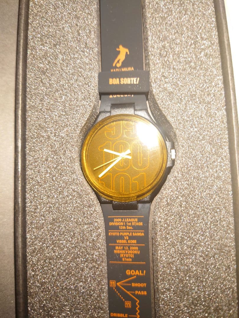 三浦知良KAZU 100GOAL記念swatch