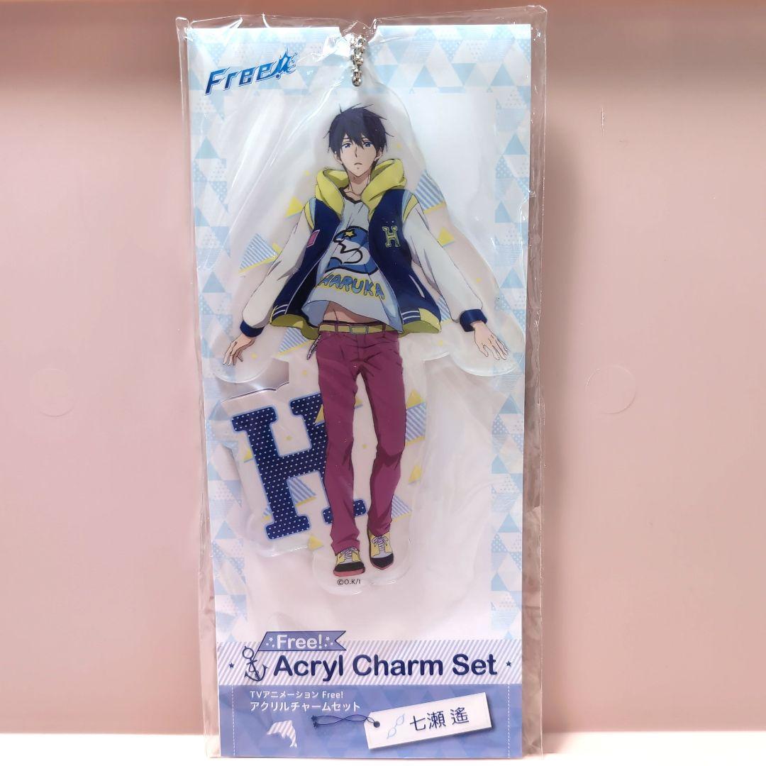 【未開封】 Free!　アクリルチャーム キーホルダー　ED　衣装　七瀬遙
