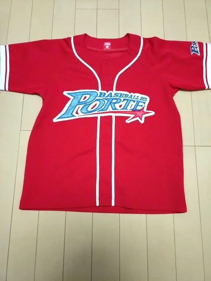 野球ポルテ　ユニフォーム6点セット　練習着　145-130　ベルトタイプ