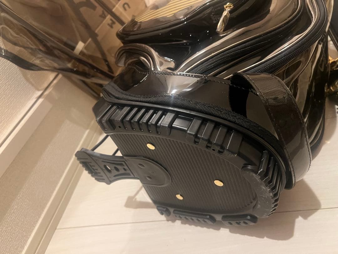 MUTA MARINE スケルトン　クリア素材 ゴルフキャディバッグ