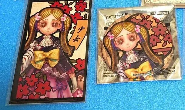 第五人格 少女 namco 特典 カード ナムコ 和紙缶バッジ