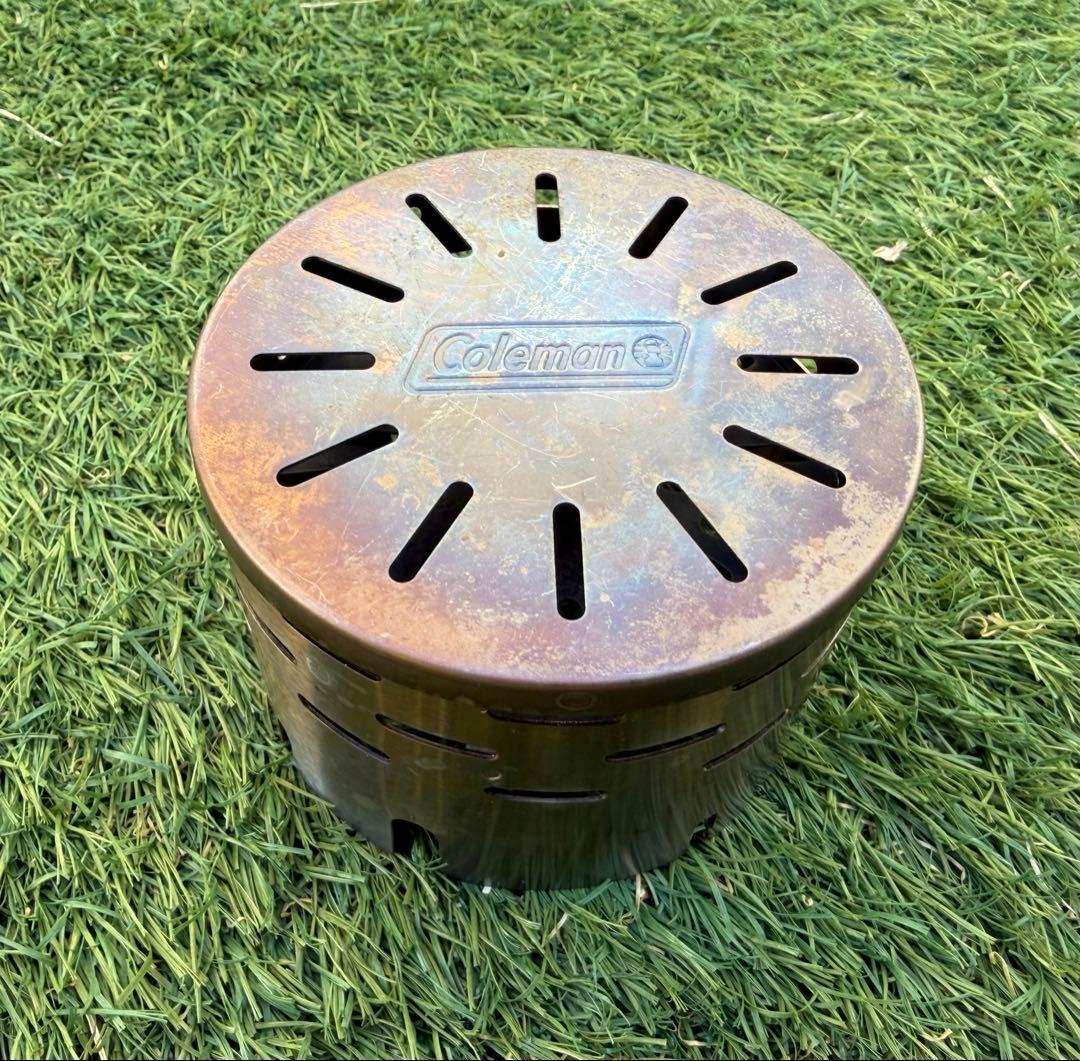 Coleman 508A シングルバーナ 遠赤ヒータ 風防スクリーン 動作OK
