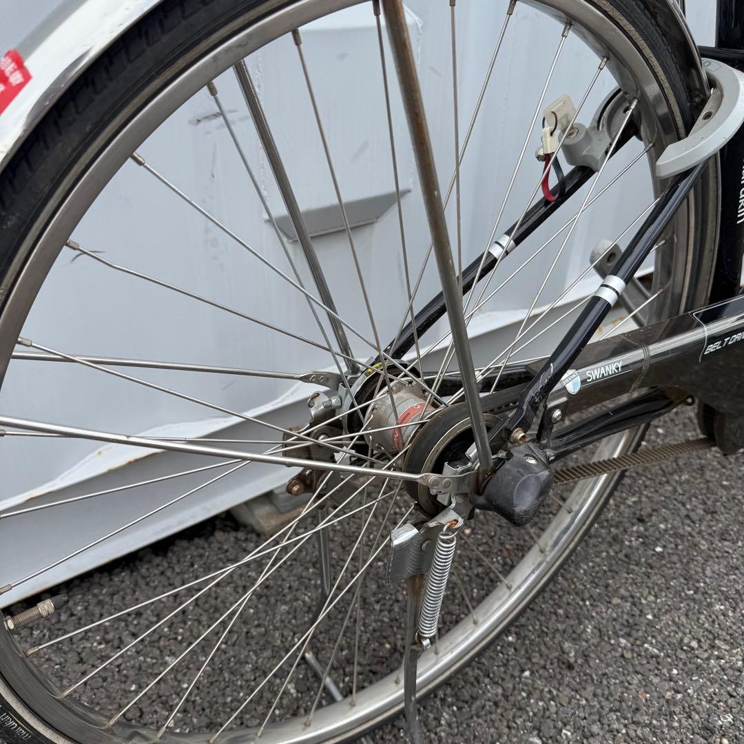 けんけん　自転車 27インチ カゴ/変速機/オートライト付 定価9.6万円