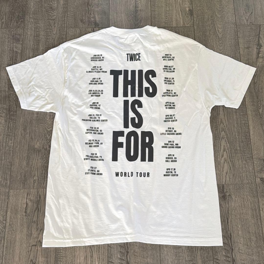 TWICE this is for アメリカ公演 限定Tシャツ XLサイズ