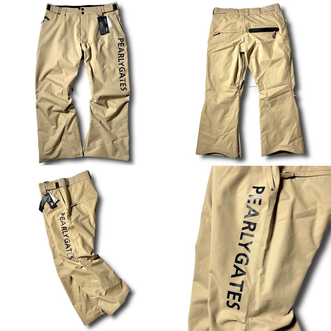 k*n様 ベージュ パーリーゲイツ 定価10.4万 防水防風 上下セット スノー