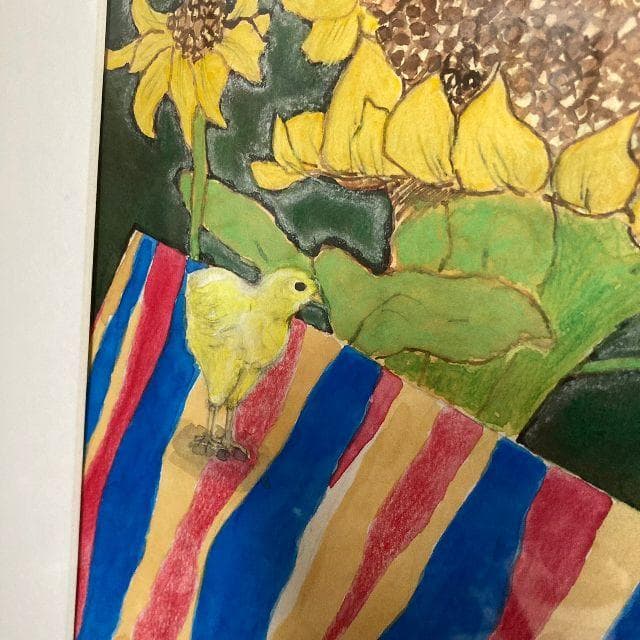 水彩協会会員*洋画家*安田律司 画伯 作*肉筆 水彩画 直筆サイン入り*静物画