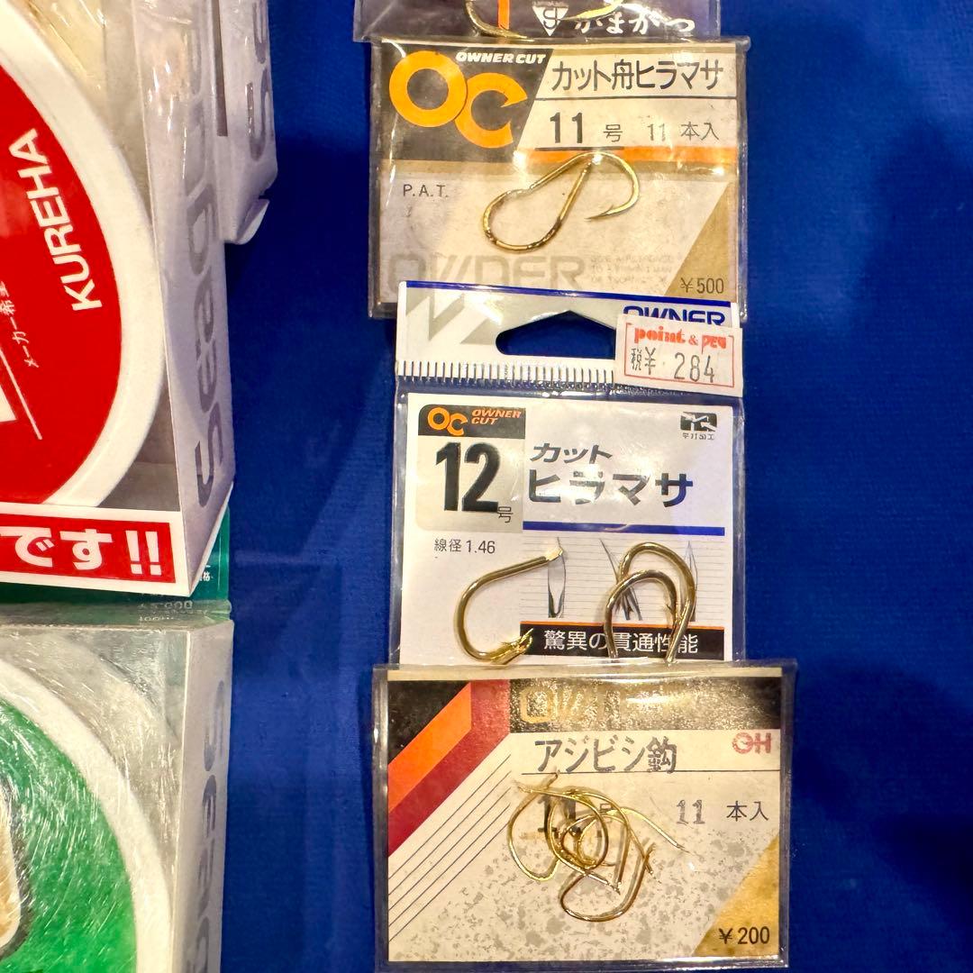 未使用品 釣り具 まとめ売り 釣り糸 ライン ハリス 釣り針