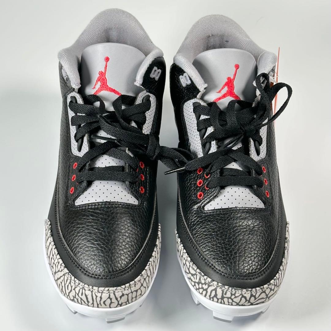 新品 Jordan 3 Mid RetroMCS スパイク セメント 希少