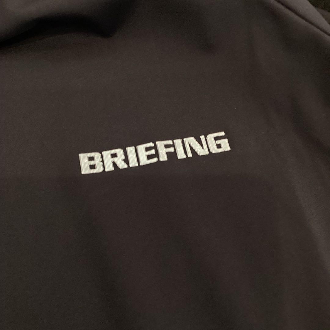 新品　BRIEFING MS LOGO LINE LS HIGHNECK RF