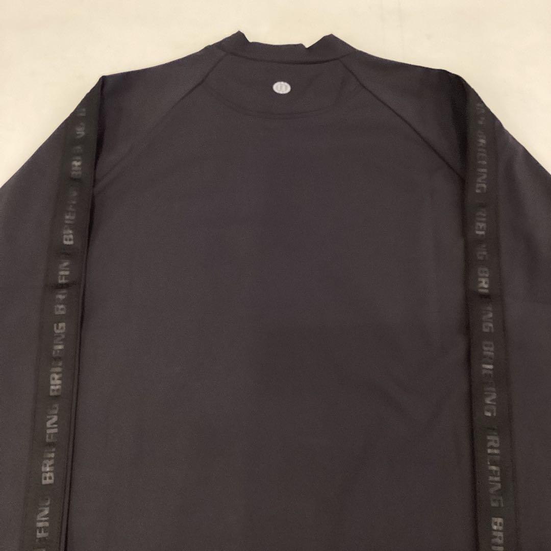 新品　BRIEFING MS LOGO LINE LS HIGHNECK RF