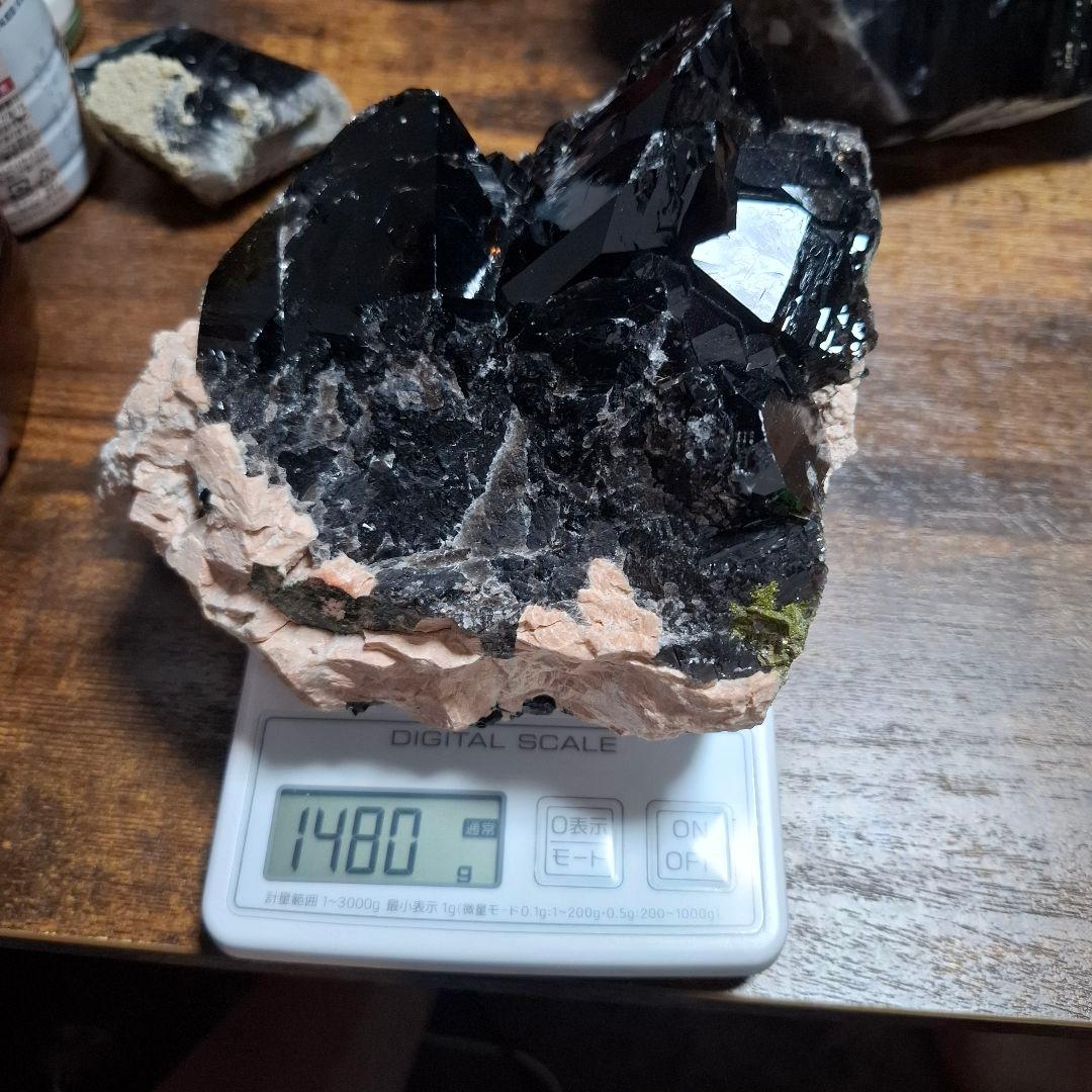 モリオン　黒水晶　クラスター