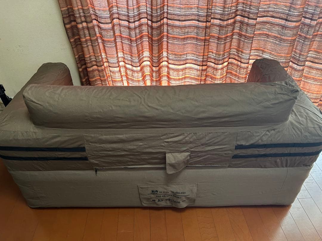 WAQ AIR SOFA ダブル｜エアソファ 2人掛け 別売りグランドシート付き