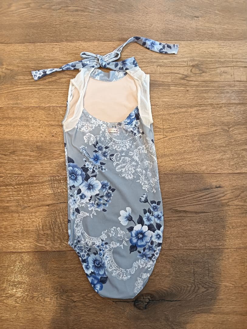 stina 花柄ハイネックレオタード　jr.m 140-150