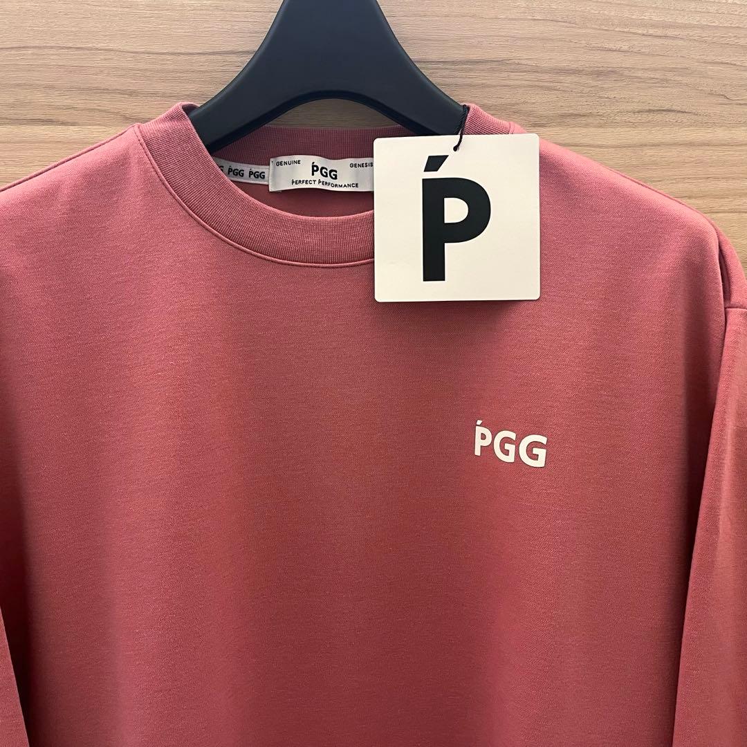 新品★PGG パーリーゲイツ 長袖カットソー スモーキーピンク 1