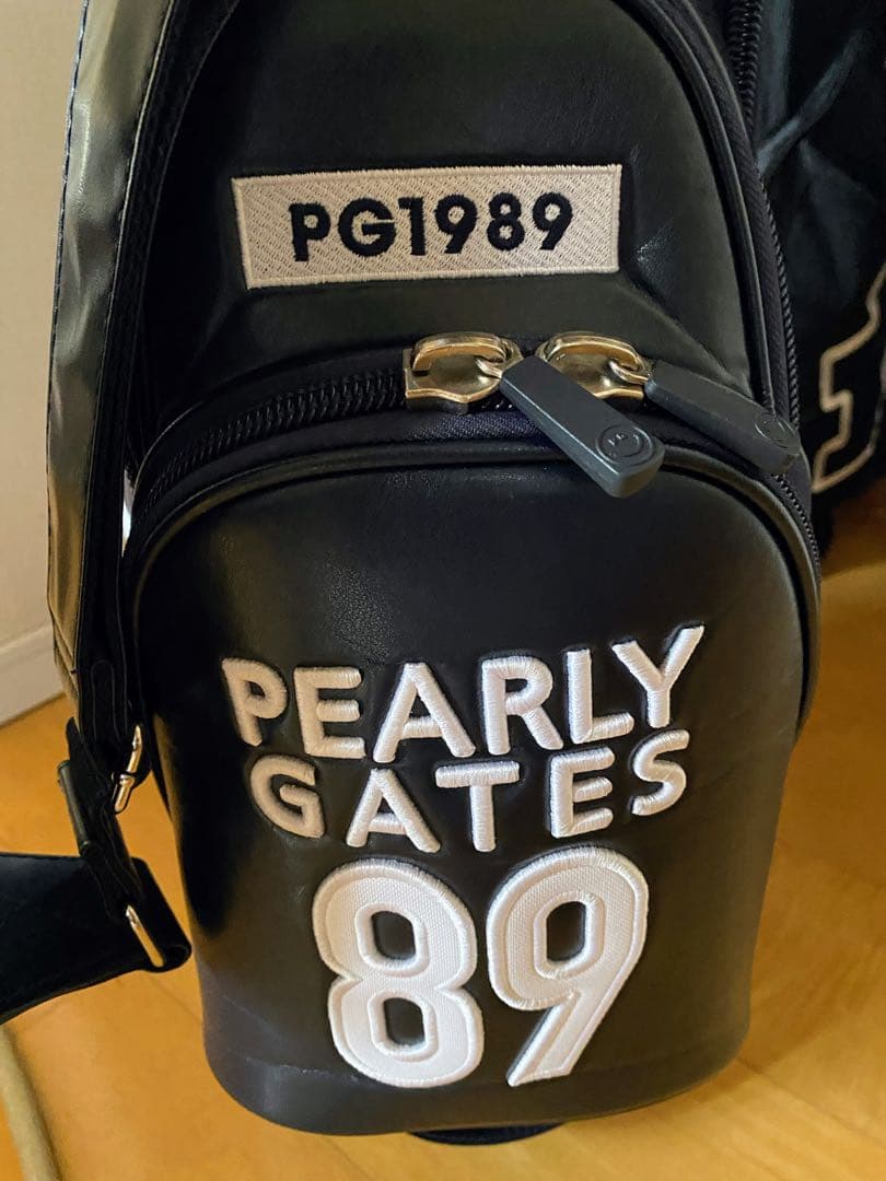 かぼPEARLY GATES キャディバッグ ネイビー ニコちゃん