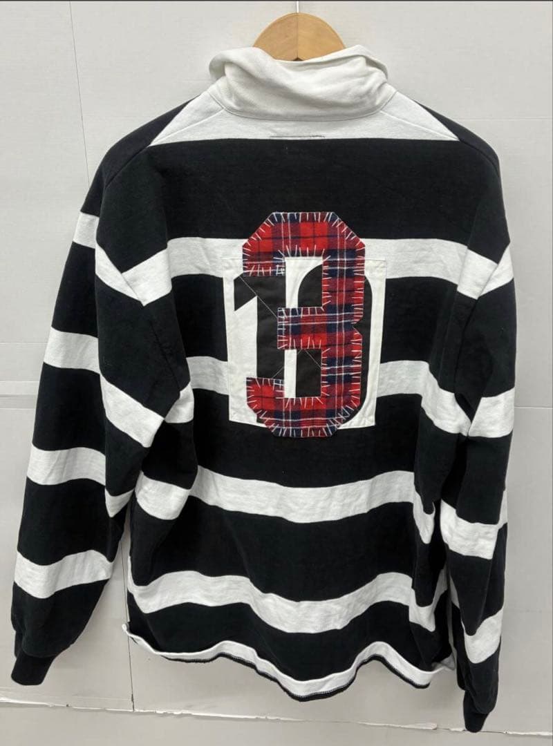 Supreme ストライプ ラガーシャツ m