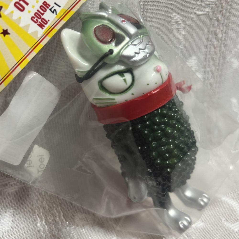 新品石ノ森章太郎ART TOY FESよろず雑貨えびねこ屋おめんライダーえびねこ