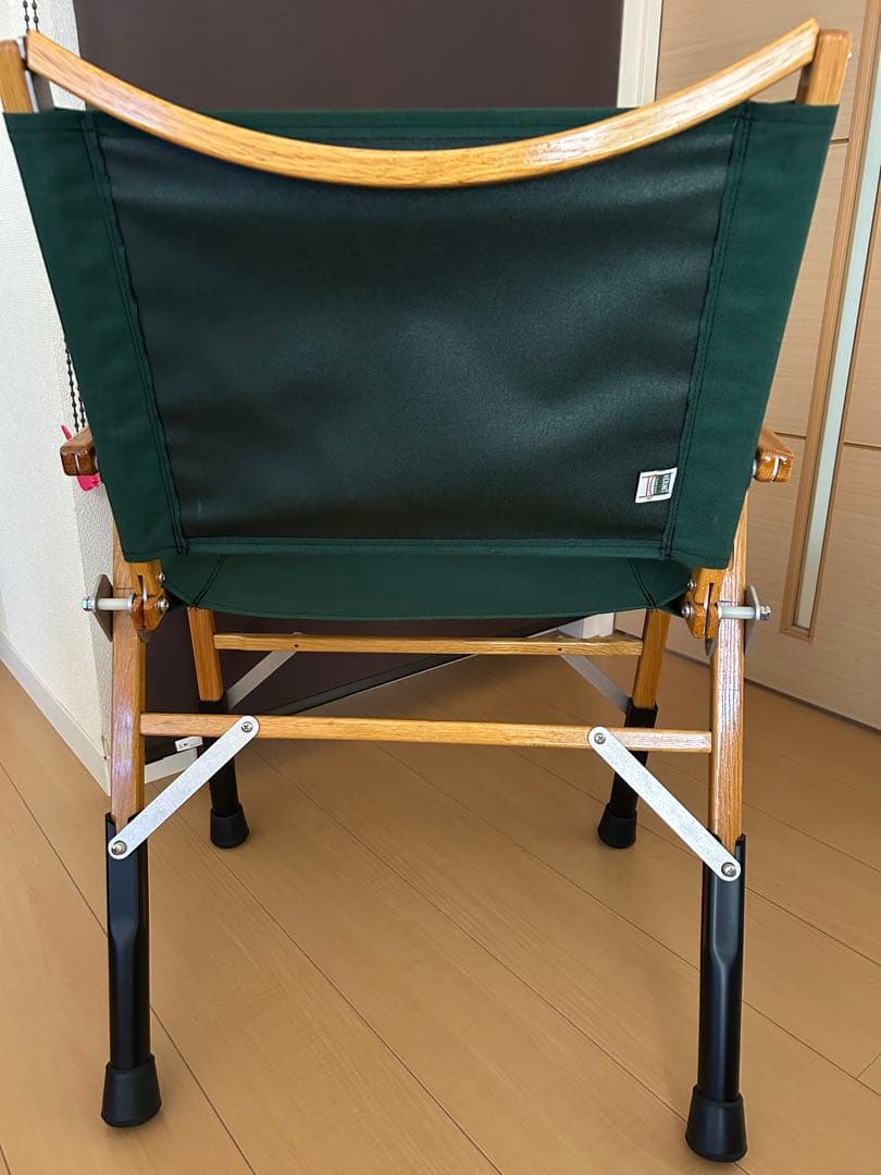 屋外未使用　カーミットチェア純正レッグエクステンション 4本未カット収納袋付き