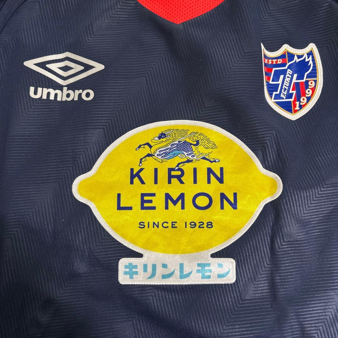 【希少】FC東京 トレーニングウェア アンブロ キリンレモン XAサイズ 長袖