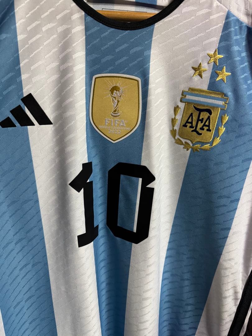 アルゼンチン代表 メッシ 10 オーセンティック　Mサイズ