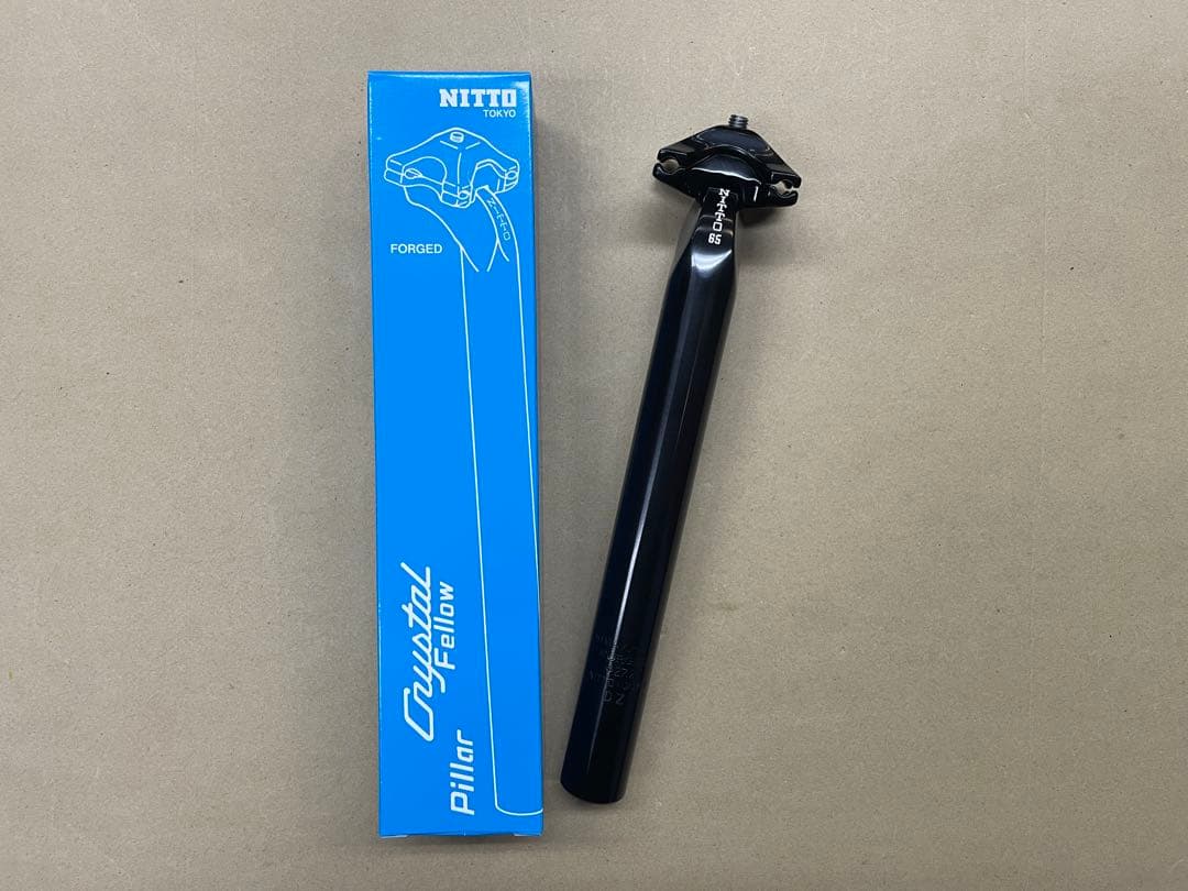 NITTO S65 27.2mm 250mm 日東 ニットー シートポスト 黒