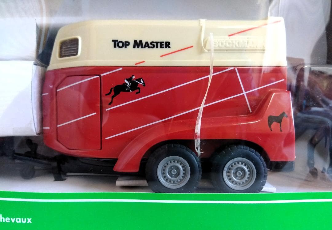 siku 1/32 ファーマー 3758 ランドローバー＋馬用トレーラー(馬付)