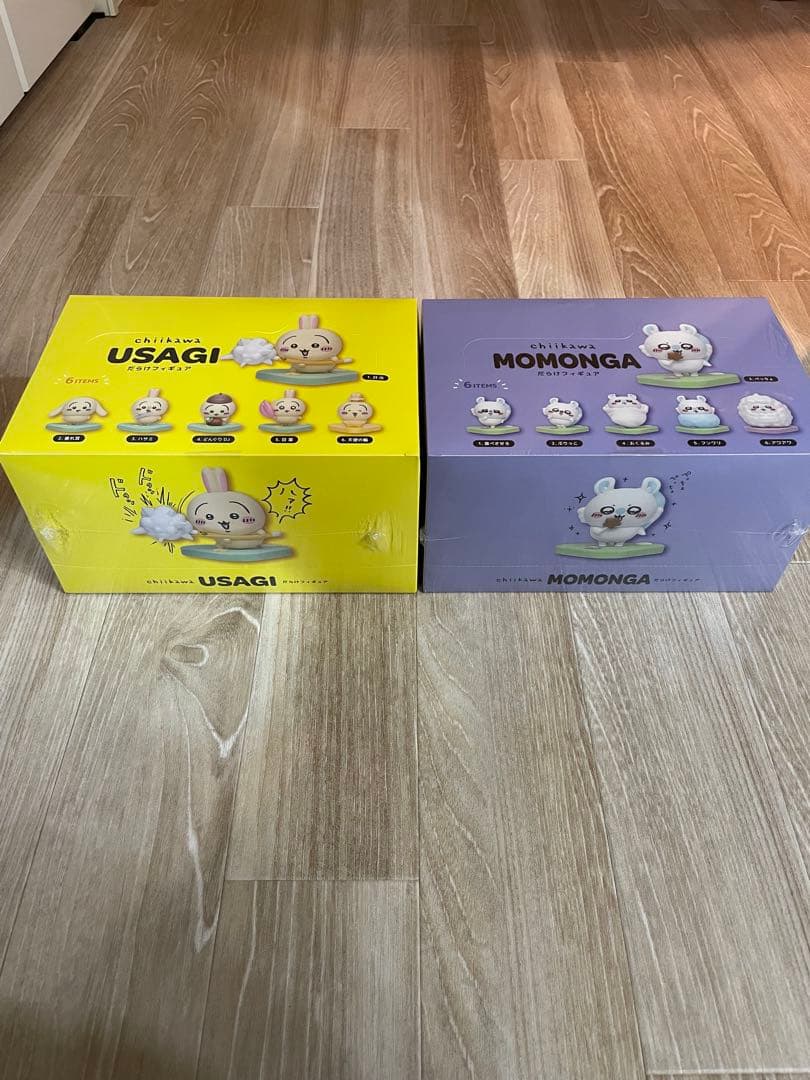 うさぎだらけフィギュア モモンガだらけフィギュア boxセット