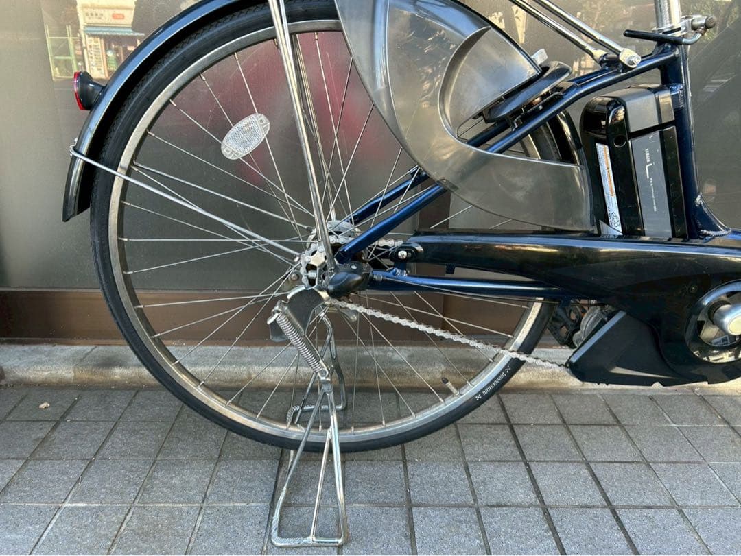 中古電動自転車 ヤマハ パスナチュラ 26インチ ネイビー 横浜 №3617