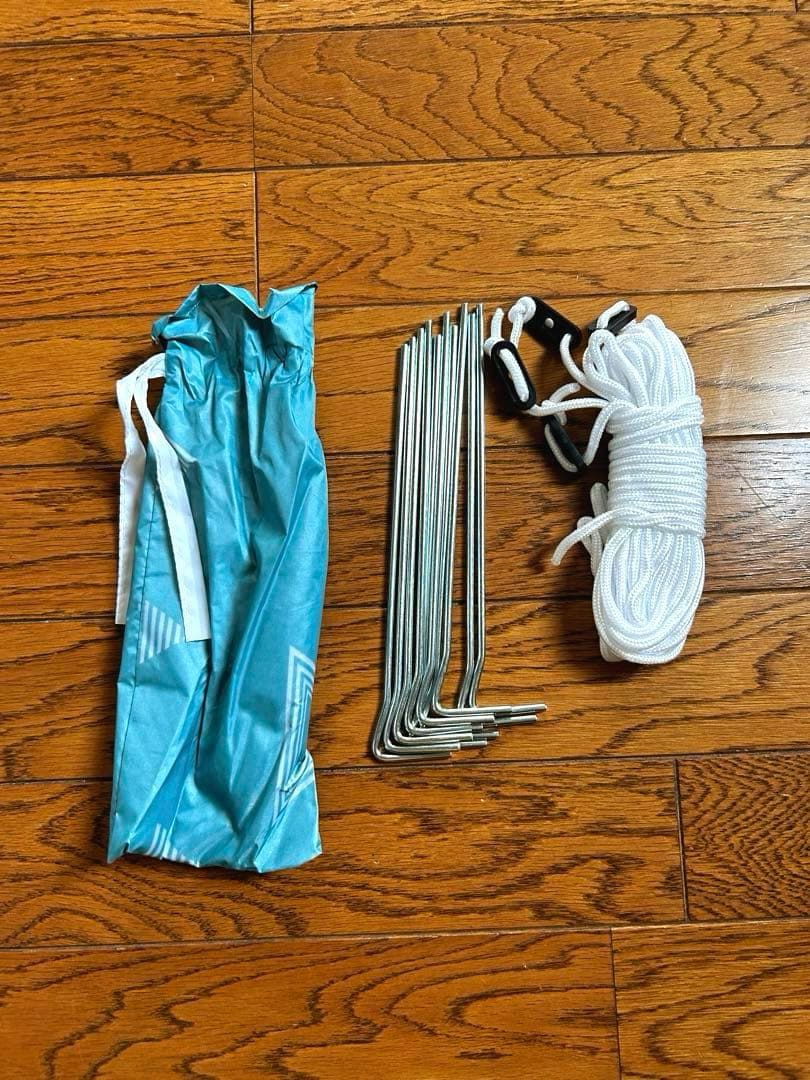 【美品】 ポップアップテントフルクローズ 250×180+100×135