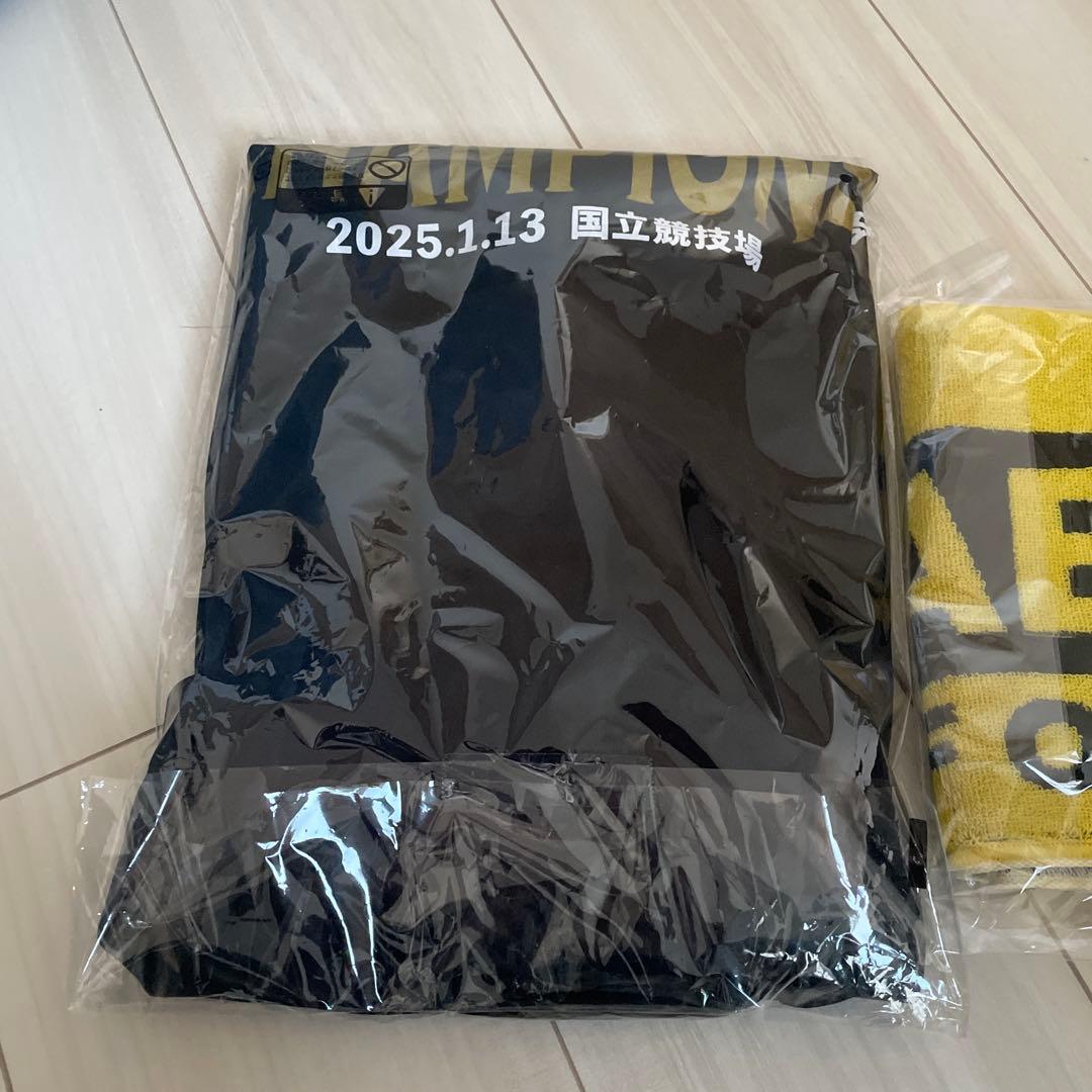 前橋育英高校サッカー部優勝記念Tシャツ　タオル