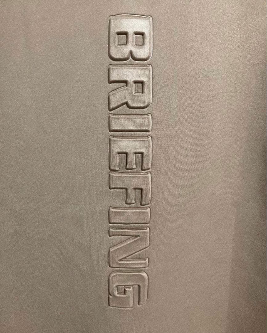 BRIEFING GOLF 3D LOGO CREW NECK スウェット