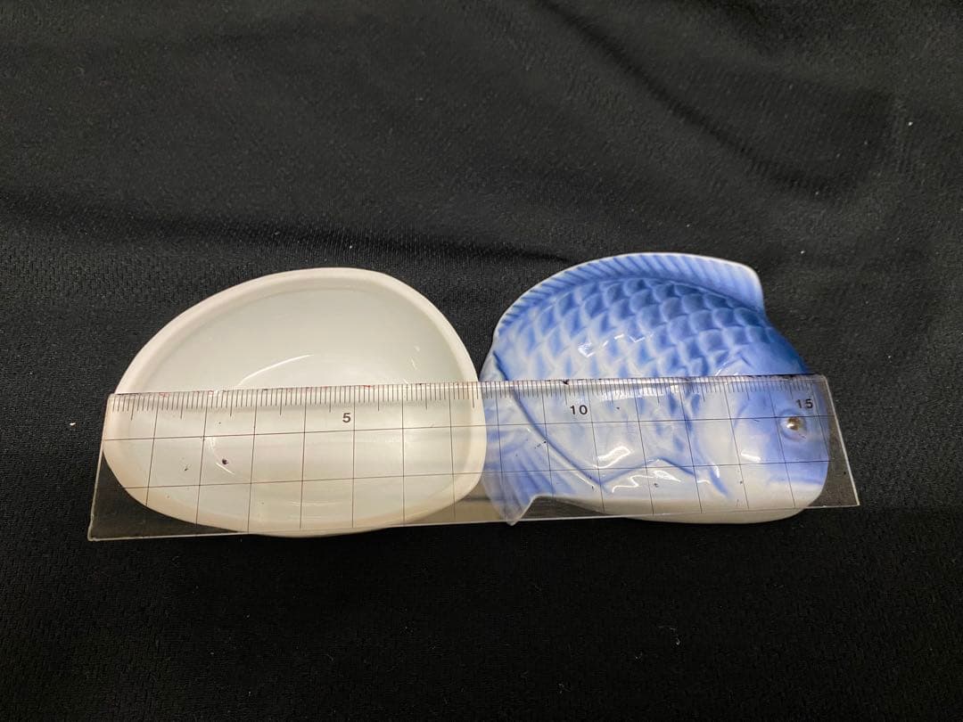【新品】蓋付き珍味入れ 魚型陶器 5個 バラ売OK